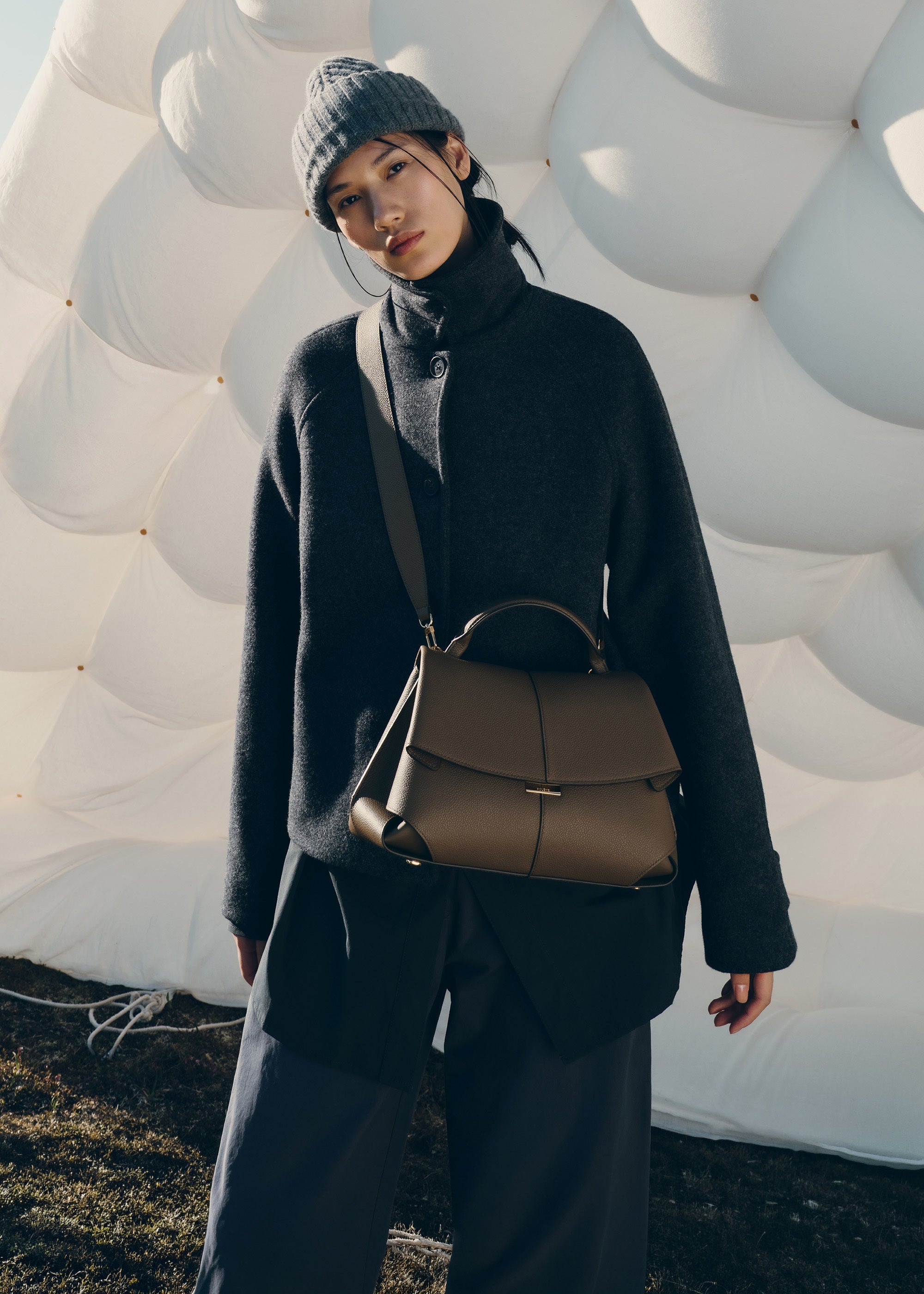 M*K様 POLENE カヌレ Polène | Bag - Mokki - Textured Candied Chestnut – Polène EU