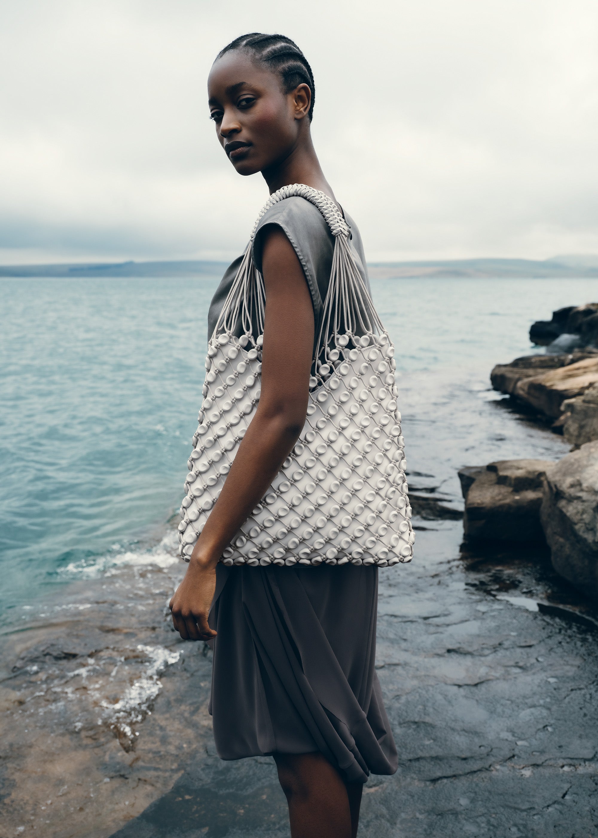 Polène | Bag - Nomad Solé - Porcelain – Polène EU