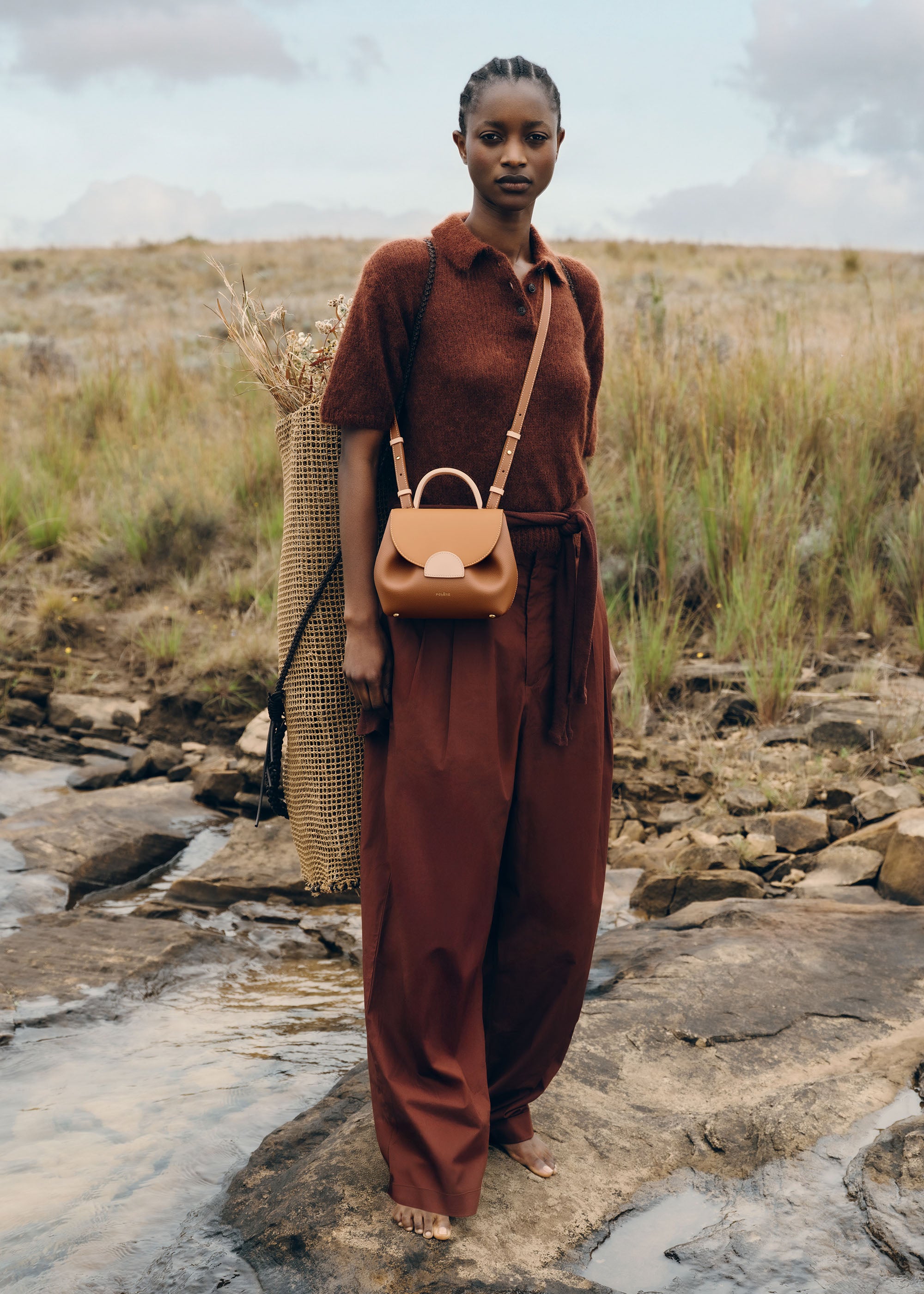 Polène | Bag - Numéro Un Nano - Trio Camel – Polène EU