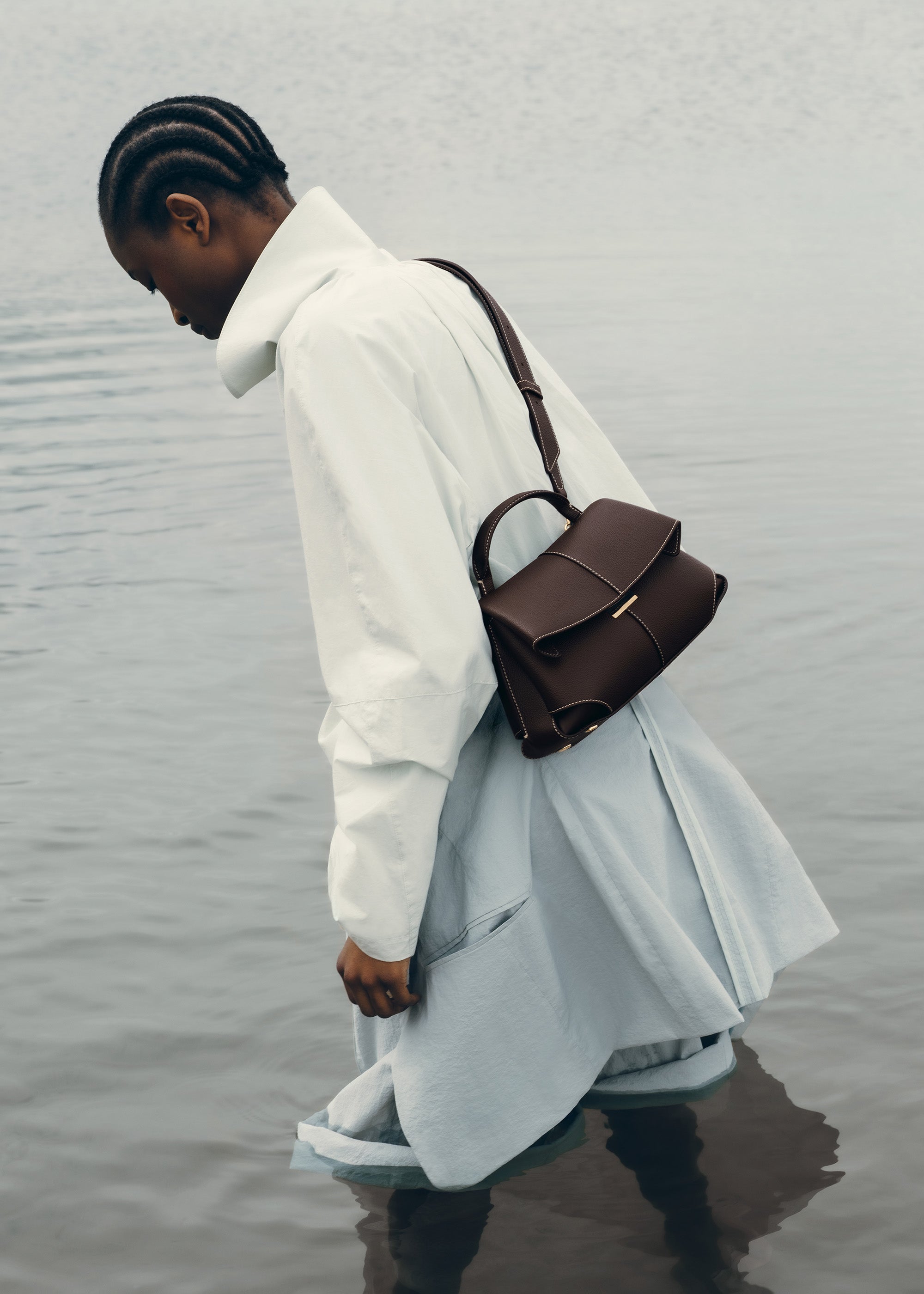 【ラントカルテgarden】POLENE mokki mini エボニー Polène | Bag - Mokki Mini - Textured Ebony – Polène EU