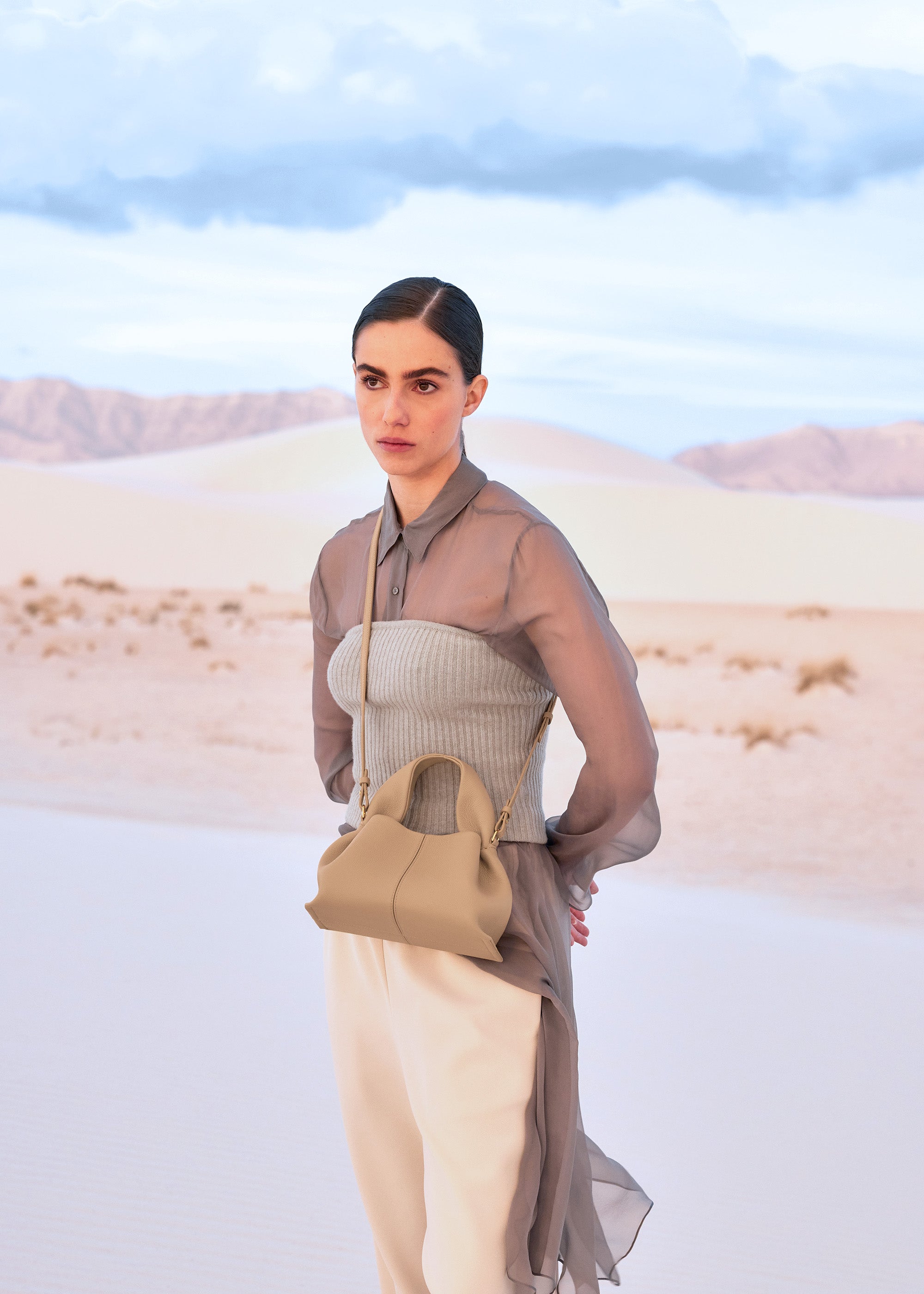 Pol ne Bag Num ro Neuf Mini Textured Beige pol-ne-bag-num-ro-neuf-mini-textured-beige