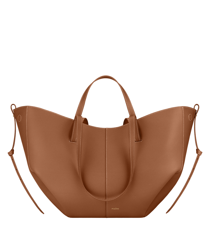 Polene Bag Cyme Textured Camel