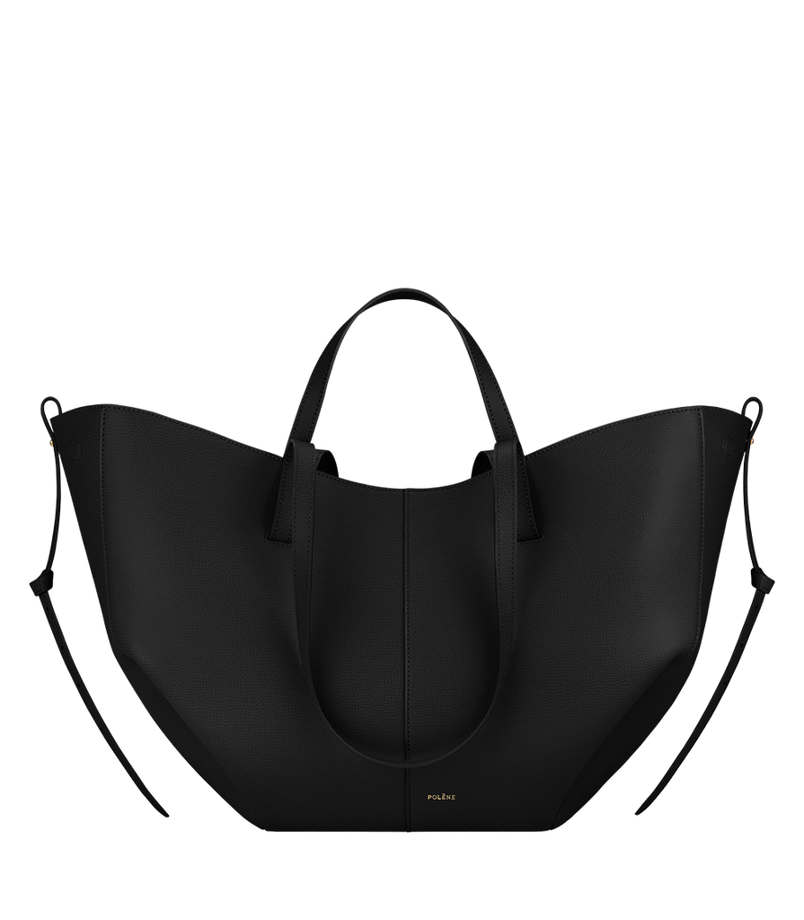 Polene Bag Cyme Textured Black