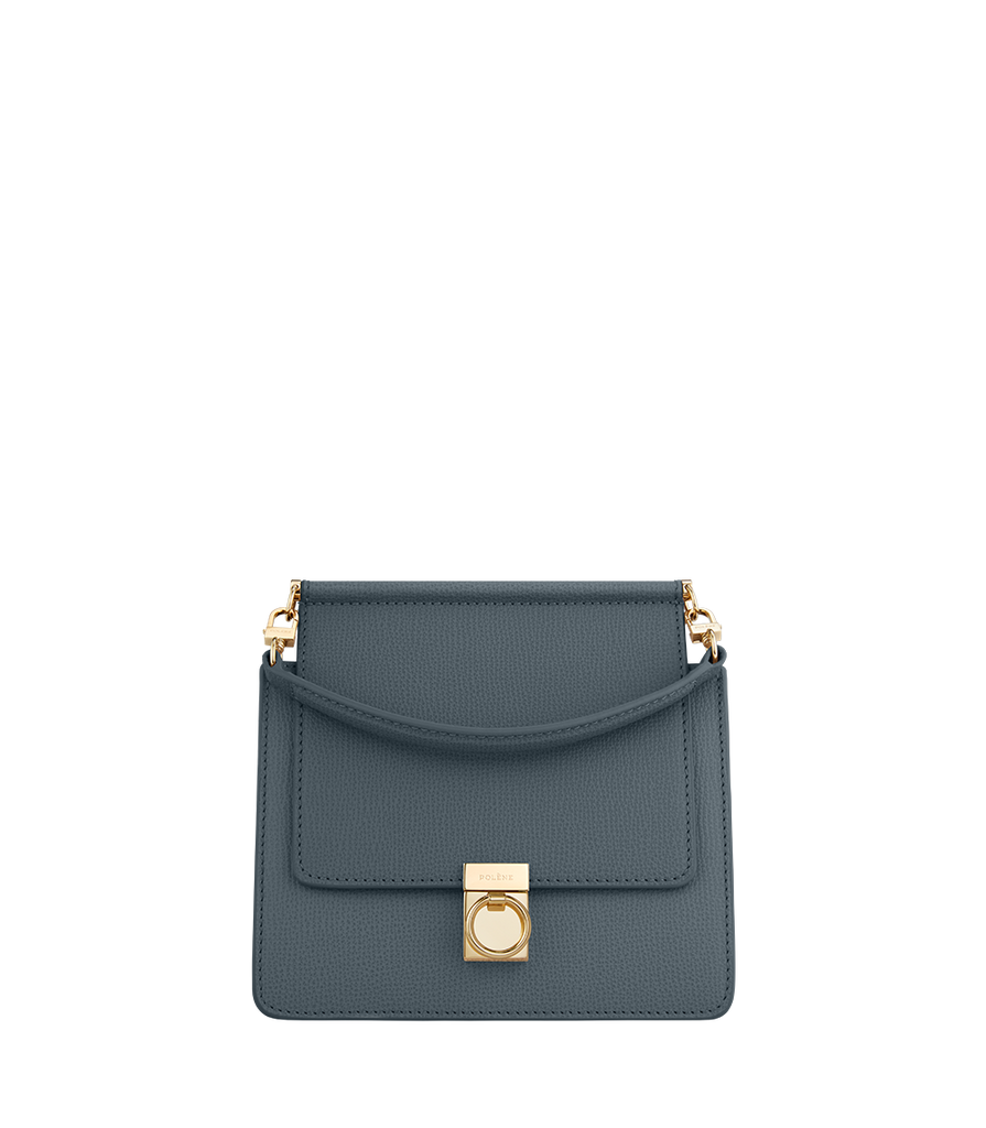 Polène | Bag - Numéro Sept Mini - Textured Midnight Blue