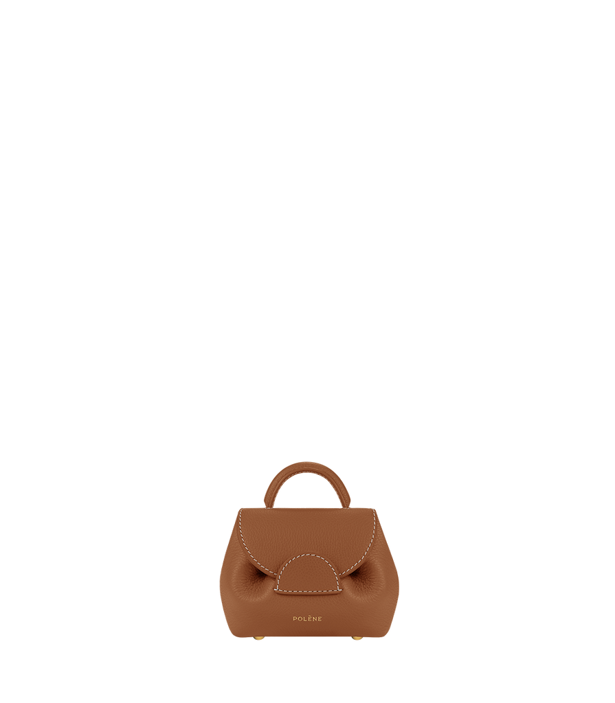 Polène | Bag - numéro UnMicro - Camel Textured Leather