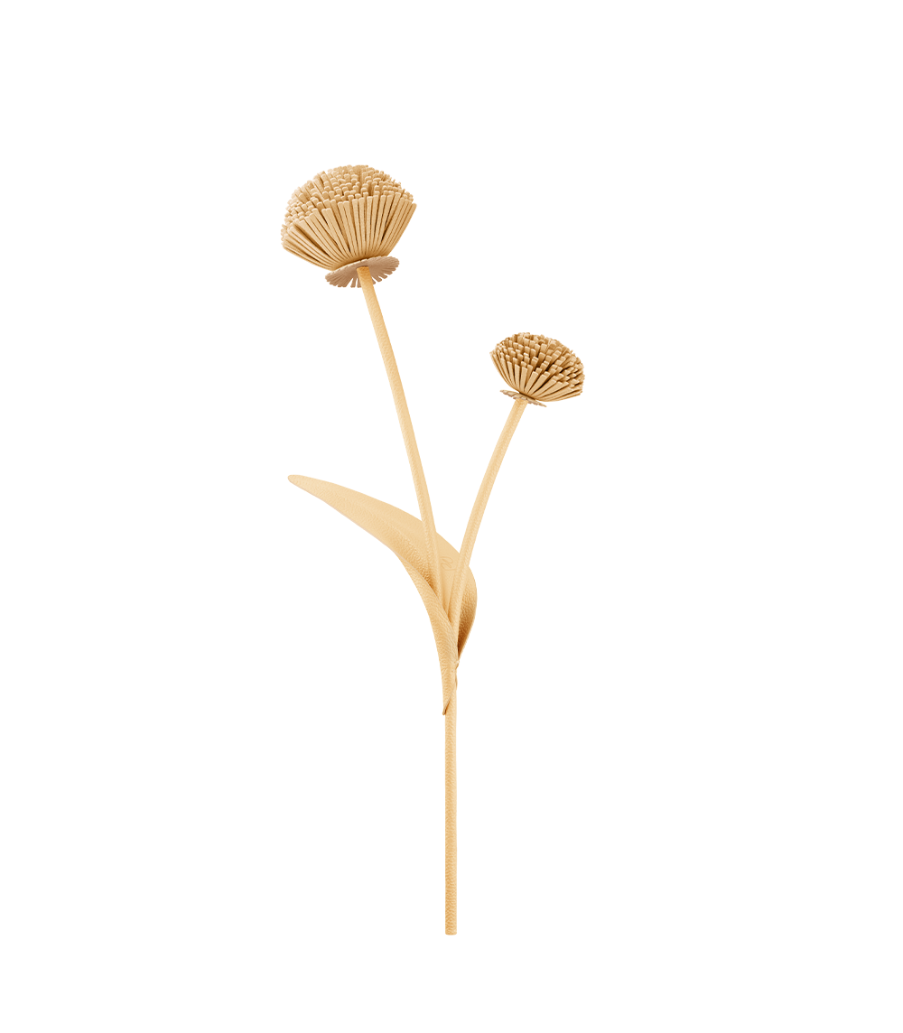 Tul Flower - Textured Duo Wheat