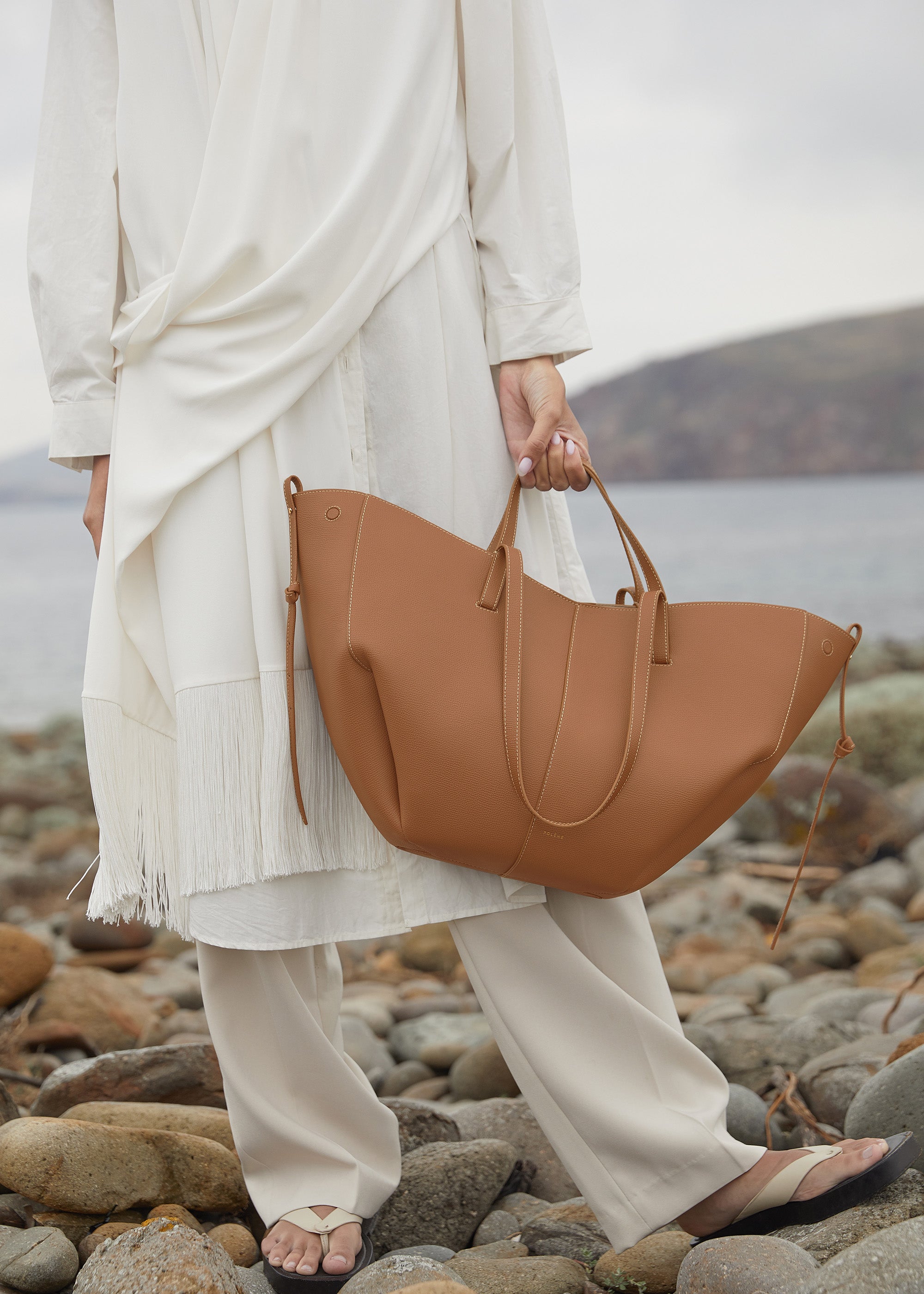 Polene Root Polène | Bag - Cyme - Textured Camel – Polène EU