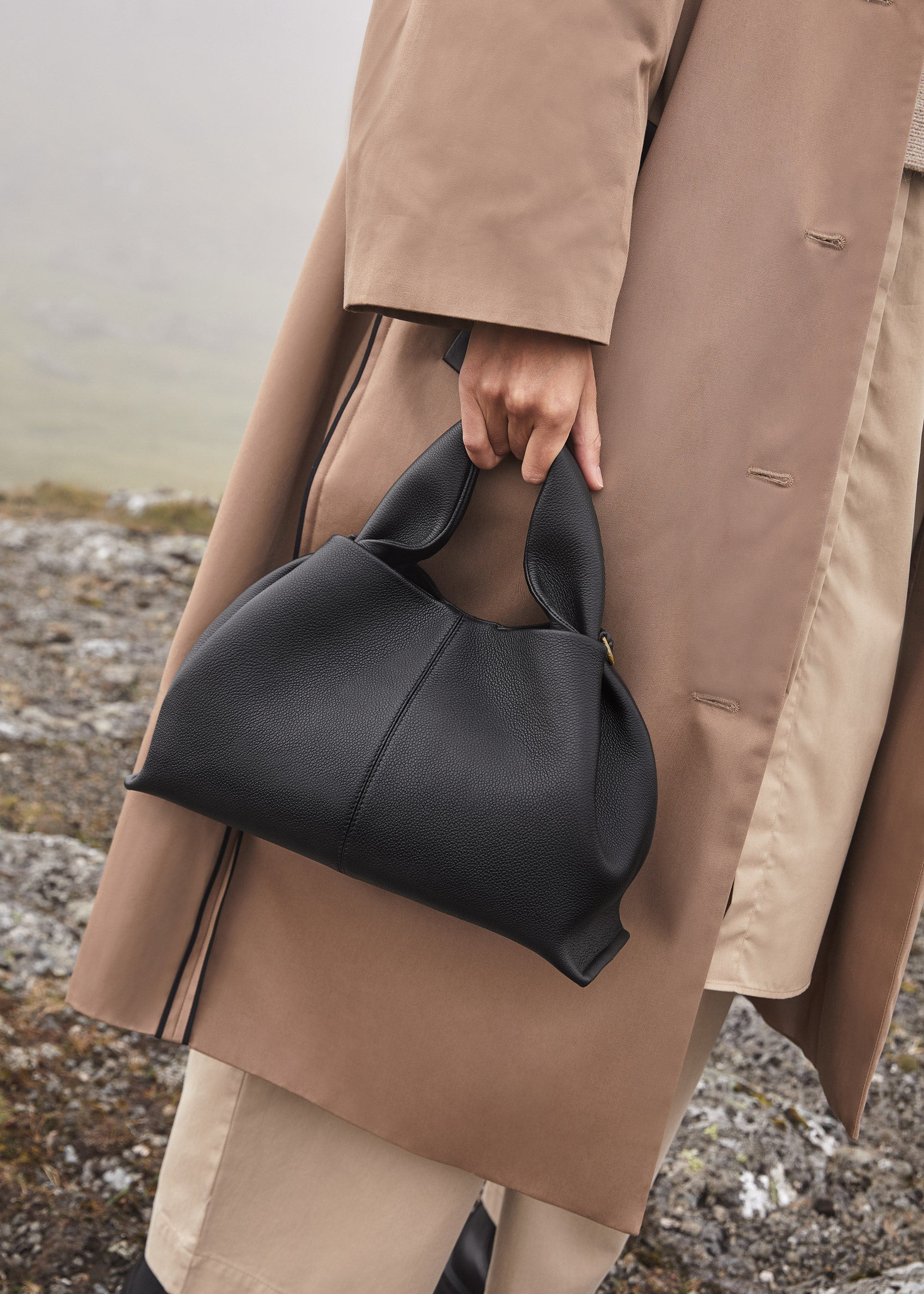 Polène | Bag - Numéro Neuf - Textured Black