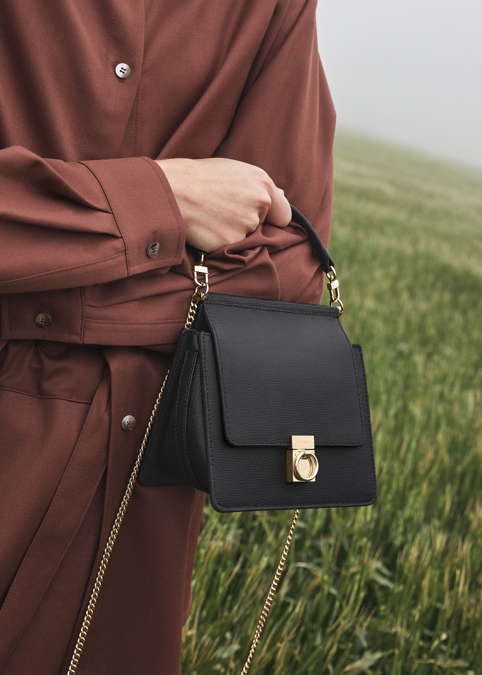 Polène | Bag - Numéro Sept Mini - Textured Black
